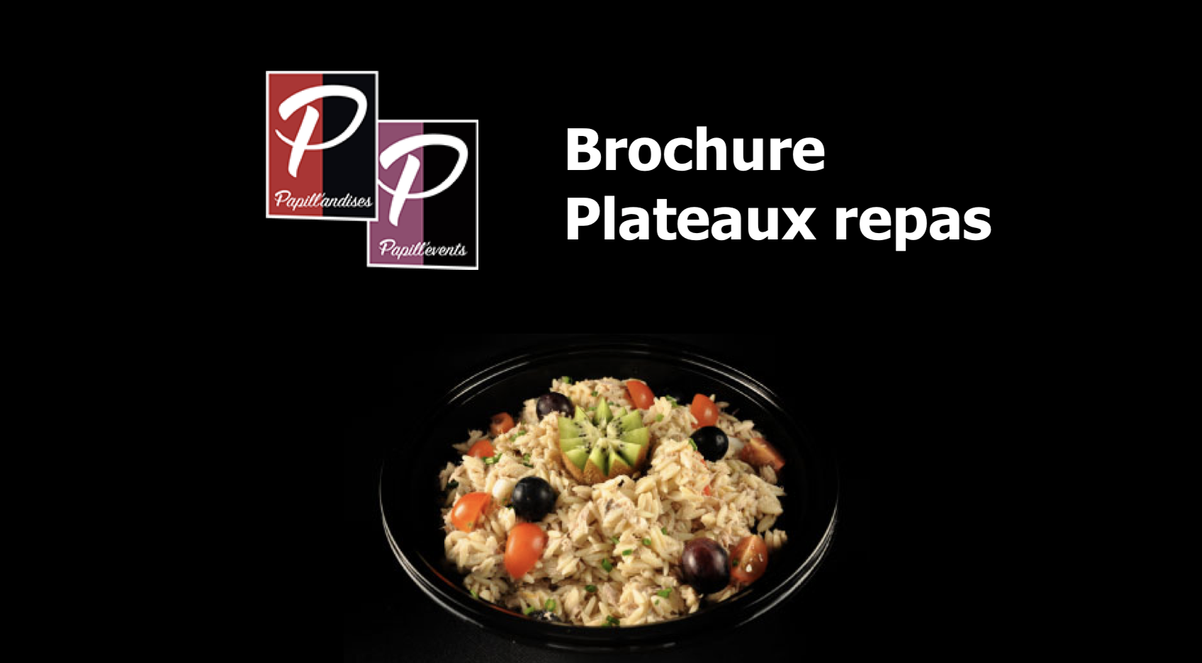 Couverture brochure plateaux repas