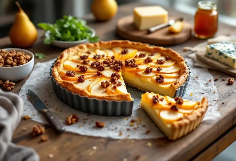 Attention, cette tarte poire-Roquefort aux noix est tellement incroyable qu’elle risque de vous rendre accro