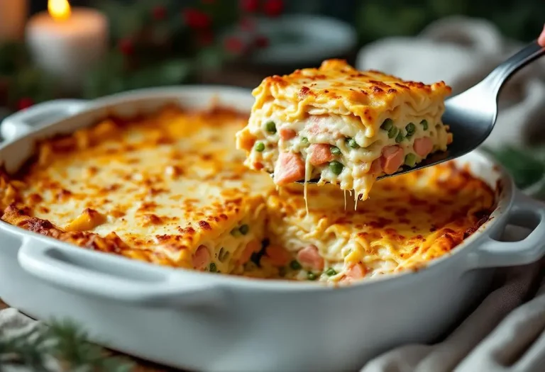 Avalanche de béchamel, saumon ultra fondant et fromage gratiné : ces lasagnes de Noël sont une pure folie