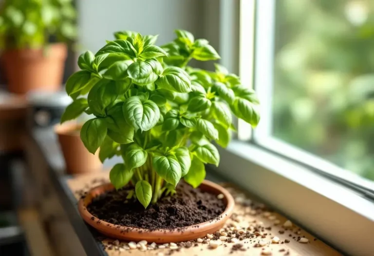 Ces 2 ingrédients que tout le monde a en cuisine font pousser votre basilic encore plus vite et mieux