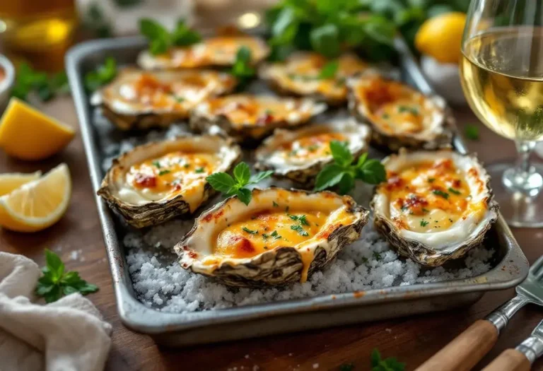 Cinq minutes sous le gril et vos huîtres deviennent des bouchées gratinées ultra gourmandes à partager à l’apéro de fête