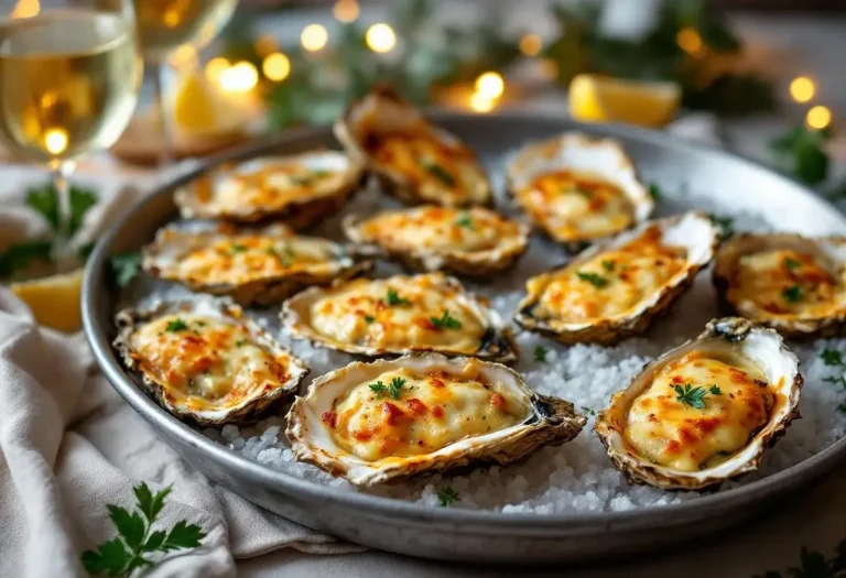 Cinq minutes sous le gril et vos huîtres se transforment en bouchées gratinées ultra gourmandes à partager pour vos apéros de fête
