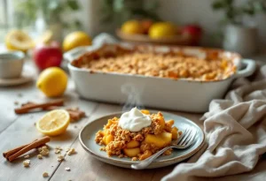 Crumble aux pommes sans beurre : la version légère qui cartonne