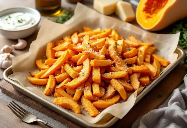 Frites de courge au parmesan : l’astuce saine (et bluffante) pour remplacer les frites classiques