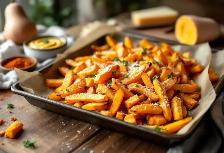 Frites de courge butternut au parmesan : l’astuce croustillante qui fait oublier vos frites classiques