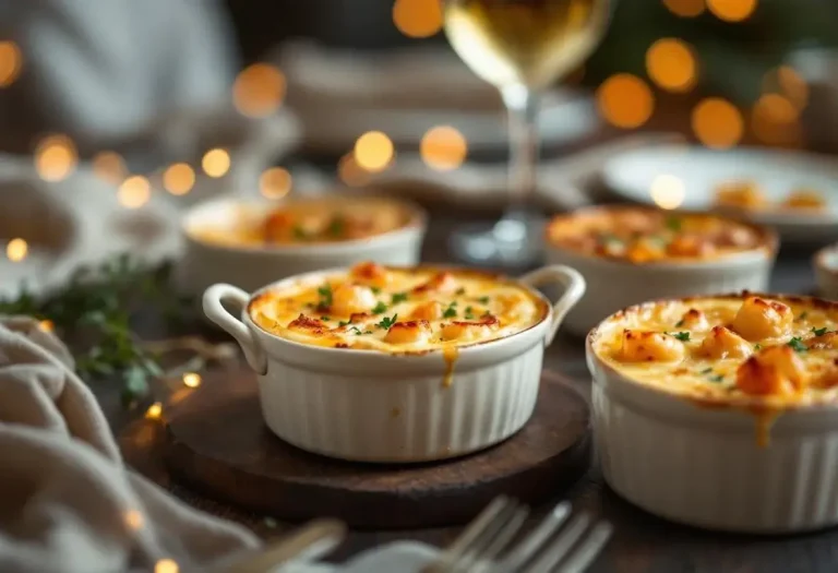 Gratin de langoustines flambées au whisky, sauce velours et croûte dorée : l’entrée festive qui fait sensation Gratin de langoustines flambées au whisky, sauce velours et croûte dorée : l’entrée festive qui fait sensation