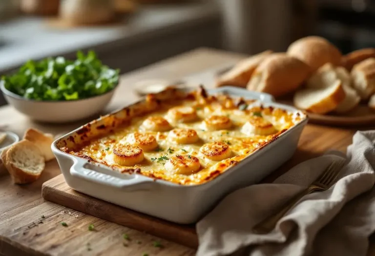 Gratin poireaux–Saint-Jacques : si facile à préparer, mais digne d’un vrai repas de fête