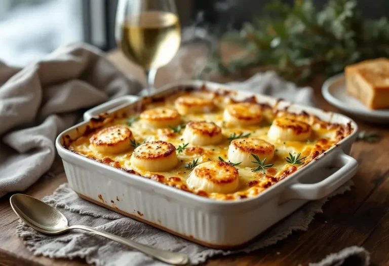 Gratin poireaux–Saint-Jacques : « si simple à faire, mais digne d’un vrai repas de fête »