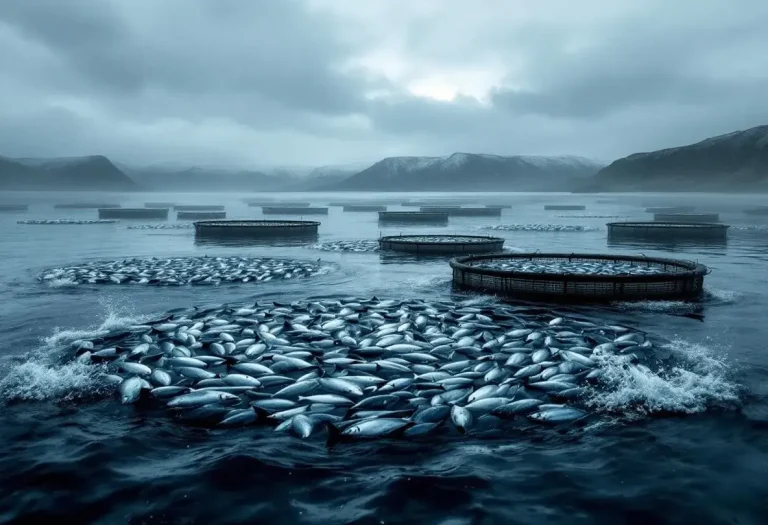 L’élevage funeste du saumon d’élevage