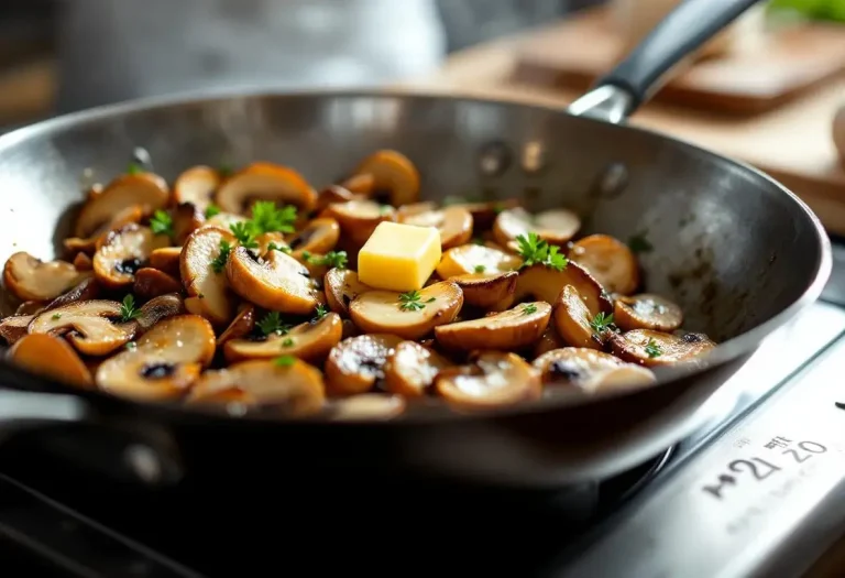 Le chef Etchebest, en toute transparence, nous dévoile aujourd’hui sa méthode de cuisson des champignons qui fixe leur jus pour un rendu délicieusement caramélisé
