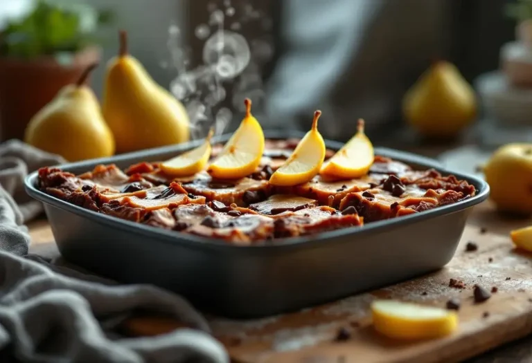 Plus fondant qu’un cake : ce dessert poire-chocolat risque bien de vous rendre accro !