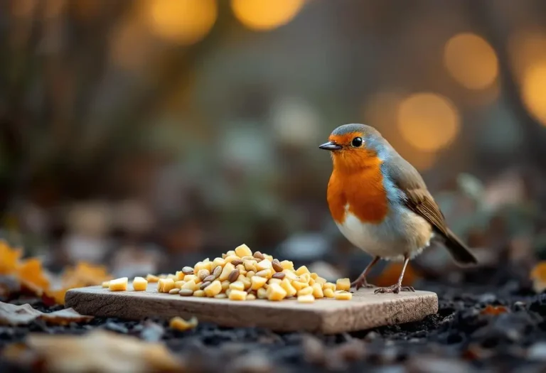Rouges-gorges au jardin : ce soir, sortez dehors cet aliment de base à 3 centimes, que la plupart des jardiniers oublient