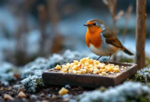 Rouges-gorges au jardin : ce soir, sortez dehors cet aliment de base à 3 centimes, que presque tous les jardiniers oublient