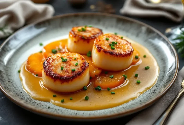 Saint-Jacques et clémentines : l'entrée chic et festive parfaite