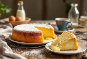 Torta nua italienne : la recette de ce gâteau moelleux texture nuage à la crème pâtissière, un vrai délice !
