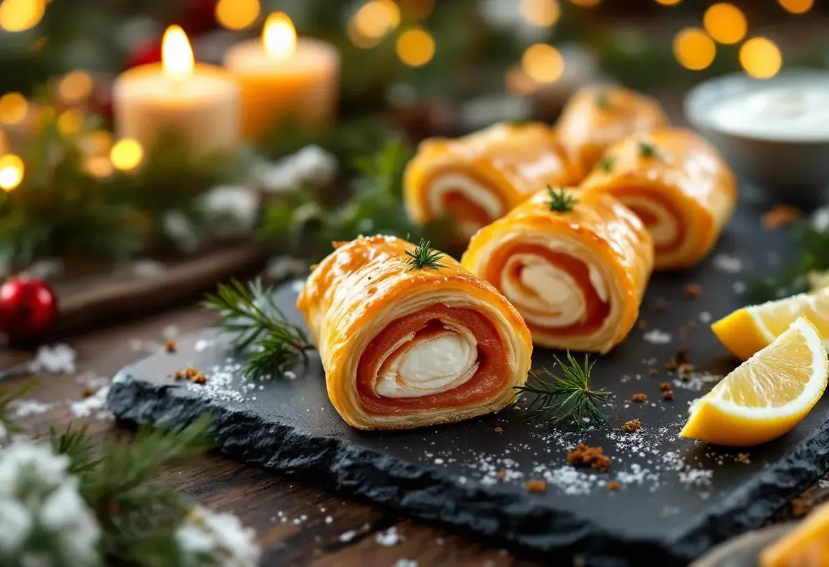 Une pâte feuilletée, du fromage, du saumon… et cette recette apéro détrône tous les toasts de Noël