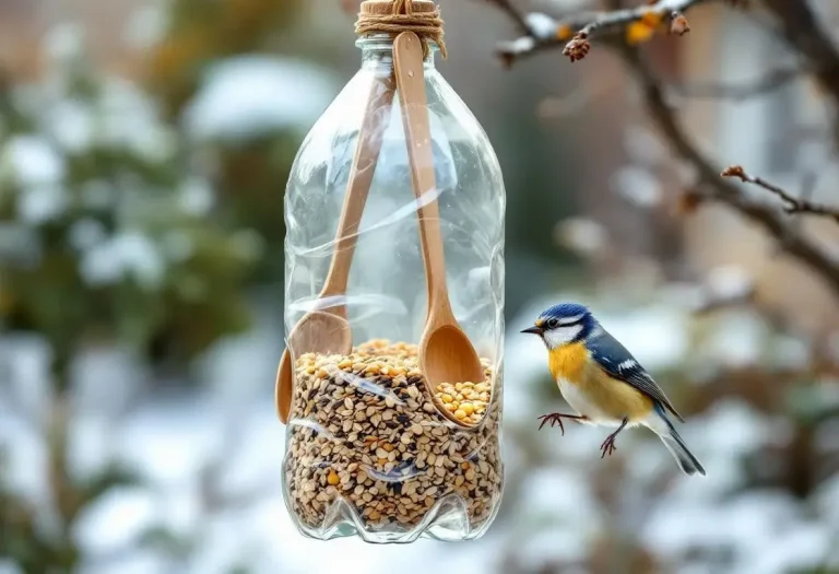 Voici comment une bouteille plastique devient une mangeoire parfaite pour les oiseaux