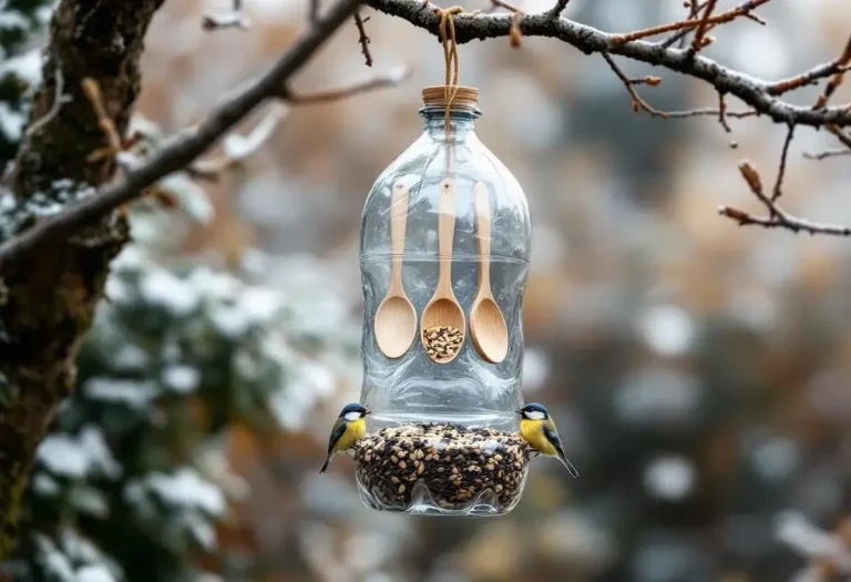 Voici comment une simple bouteille plastique devient une mangeoire parfaite pour les oiseaux