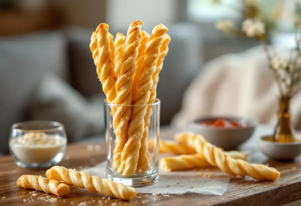 Bâtonnets feuilletés au parmesan, l’apéro chic qui change enfin des toasts