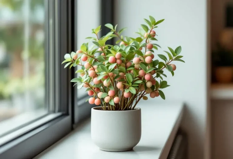 Ce fruit des fêtes se transforme en mini forêt rose en 1 mois si vous conservez ses noyaux après le dessert