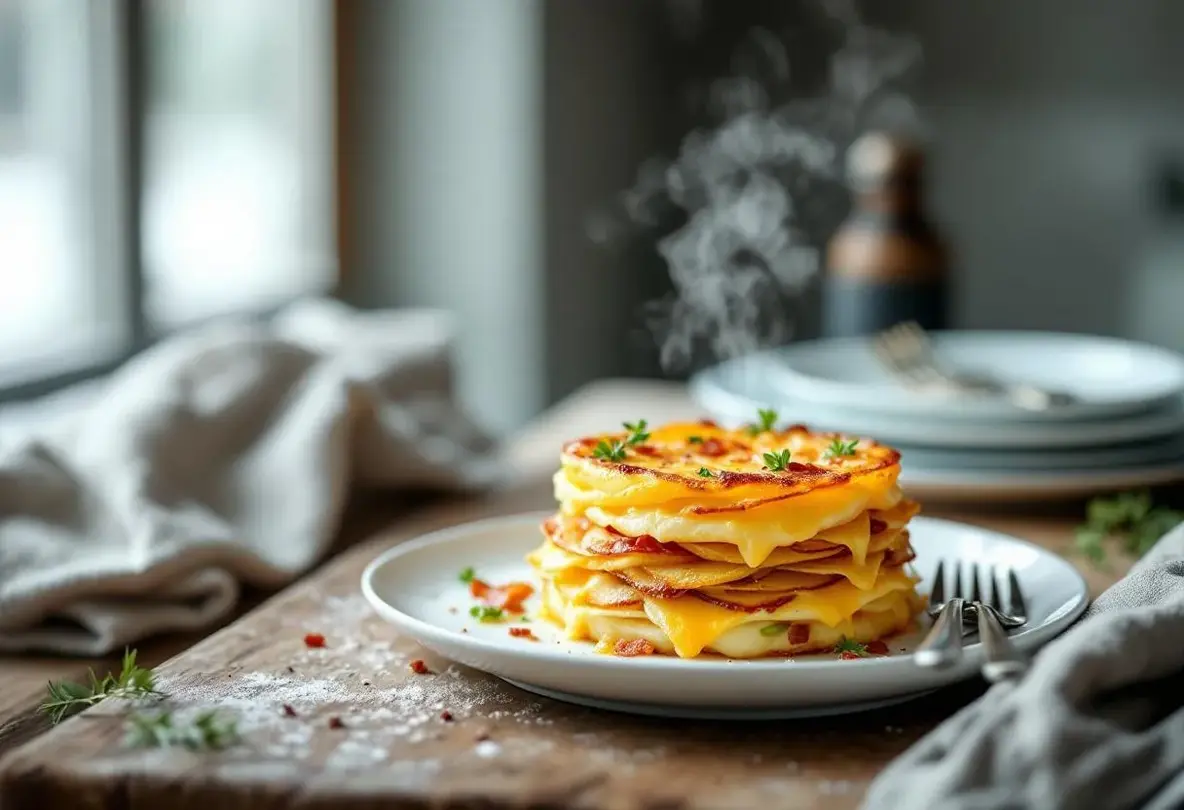 Ce gâteau salé façon tartiflette fait l’unanimité : fondant, croustillant, ultra réconfortant… tout ce qu’on aime en hiver