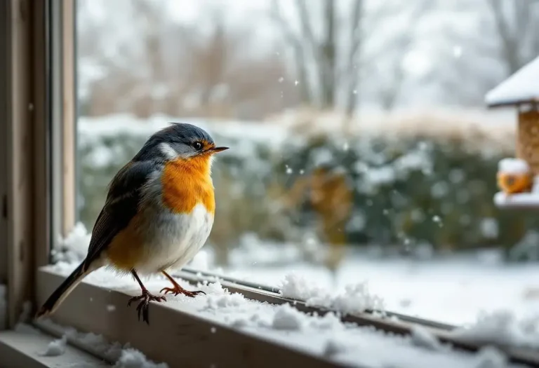 Ce que révèle un oiseau qui tape à la fenêtre en plein hiver