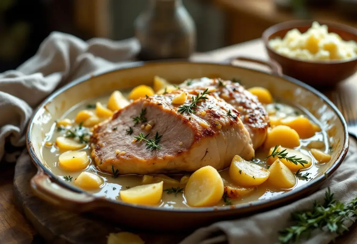 Ce rôti de porc cuit au lait est si fondant qu’on le mange à la cuillère