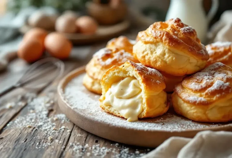 Ces choux à la crème pâtissière sont une tuerie : coques ultra légères, crème vanille ultra lisse
