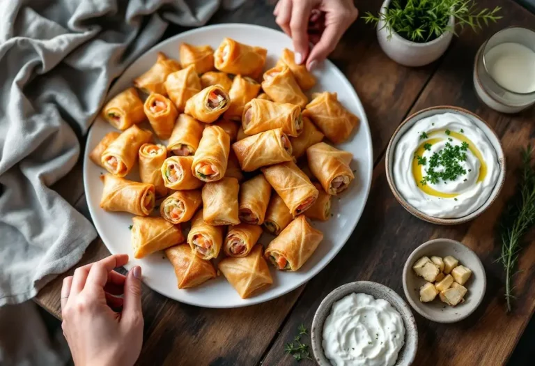 Ces roulés à la pâte filo ultra rapides et délicieux : ma recette astucieuse pour un apéro express