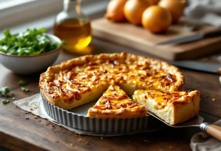 Cette tarte à l’oignon me fait craquer à chaque fois (ma recette ultra simple, ultra fondante et savoureuse)