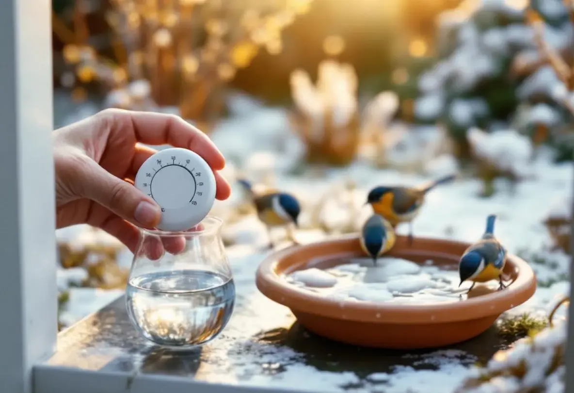 Il suffit parfois d’un simple minuteur de cuisine pour sauver les oiseaux quand il gèle