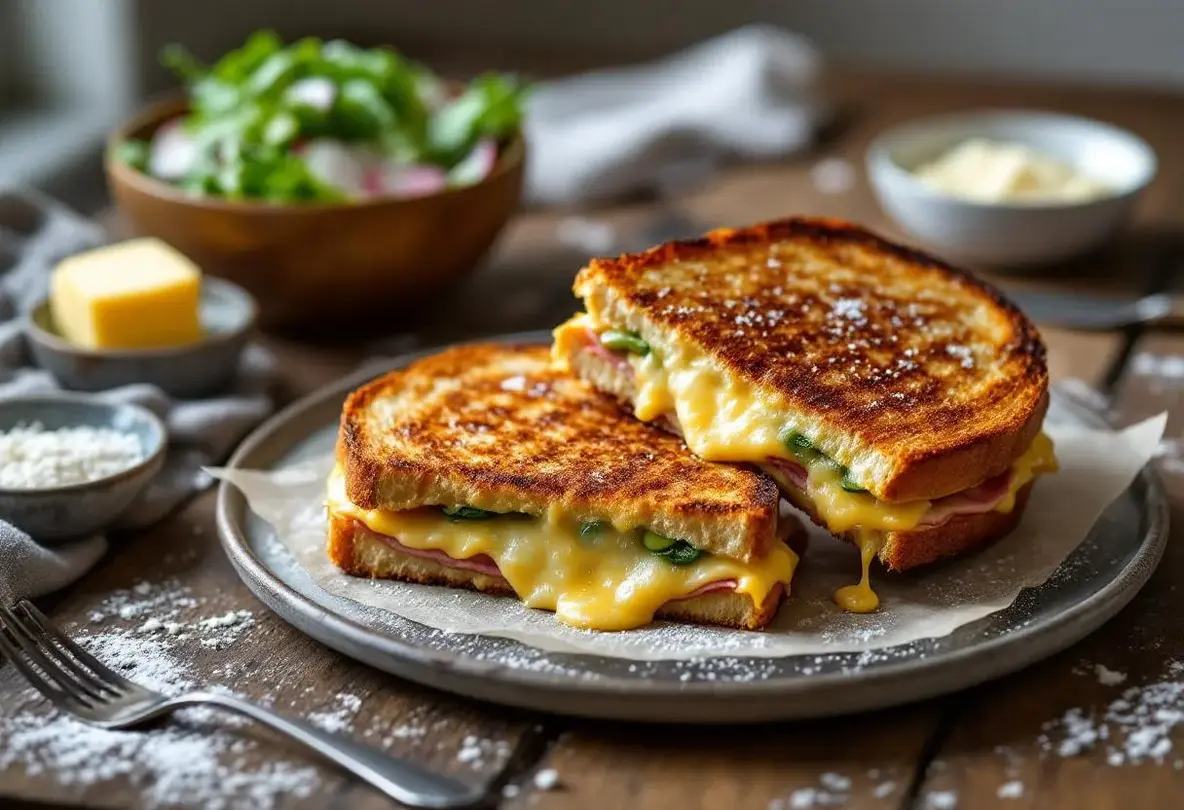 J’ai troqué le croque classique pour cette version hivernale aux poireaux ultra fondants : prêt en 20 minutes, il fait l’unanimité au dîner