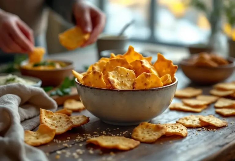 « Je les prépare en 10 minutes pour l'apéro » : mes crackers maison ultra croustillants au fromage et graines dorées, bien plus savoureux que les industriels