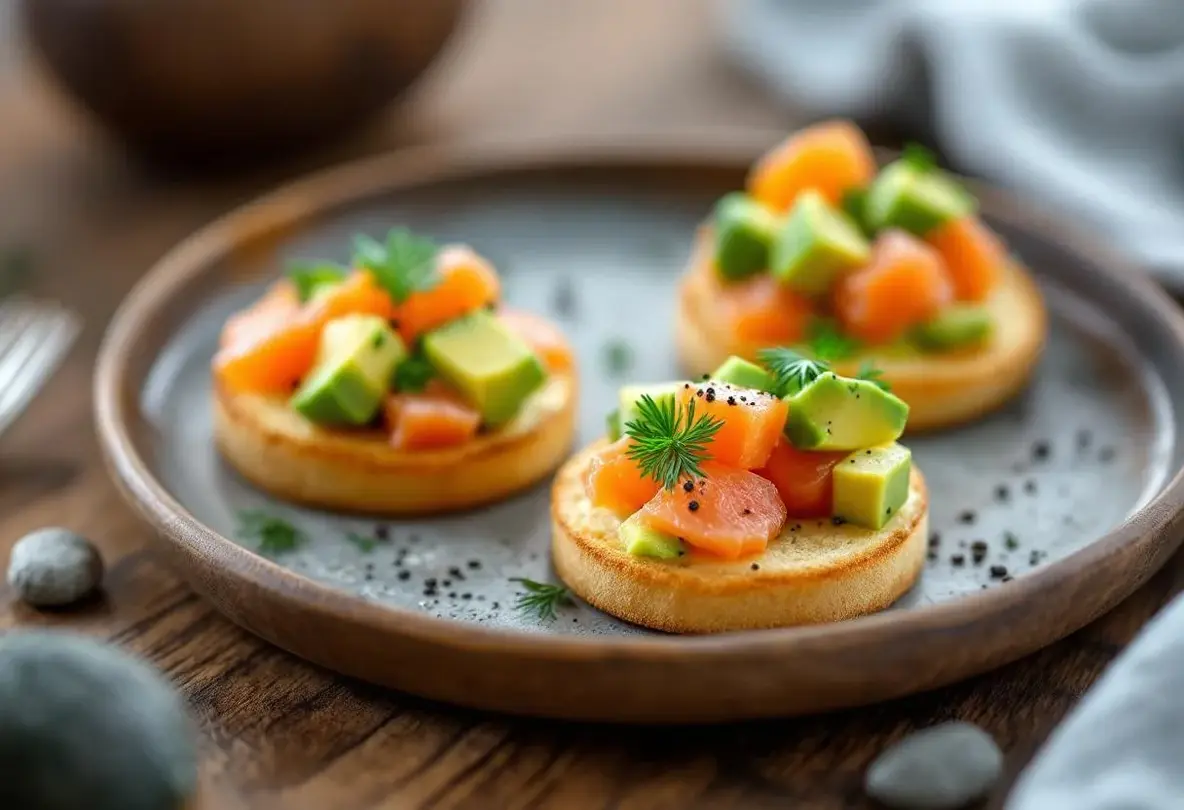 Marre des chips ? Ces toasts saumon–avocat font chic en un rien de temps