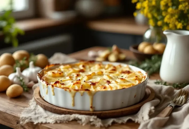 Mon accompagnement qui fait toujours sensation : le gratin dauphinois, à préparer la veille sans stress !