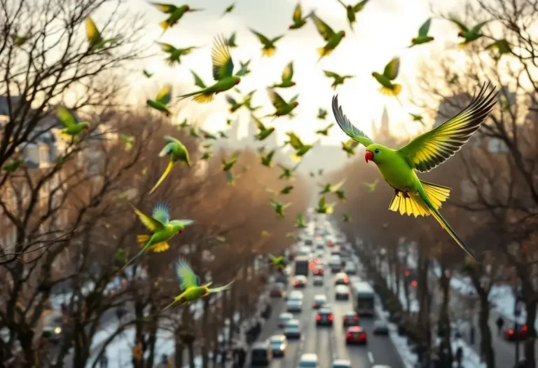 Perruches vertes : comment ces oiseaux exotiques ont peu à peu colonisé Paris et toute l'Île-de-France ?