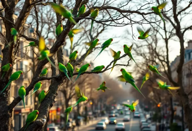Perruches vertes : comment ces oiseaux exotiques ont réussi à coloniser Paris et toute l'Île-de-France ?