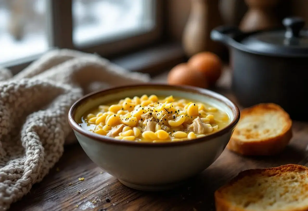 Poireau fondant, orzo moelleux, bouillon citronné : la soupe italienne qui met tout le monde d’accord quand il fait froid l'hiver Poireau fondant, orzo moelleux, bouillon citronné : la soupe italienne qui met tout le monde d’accord quand il fait froid l'hiver