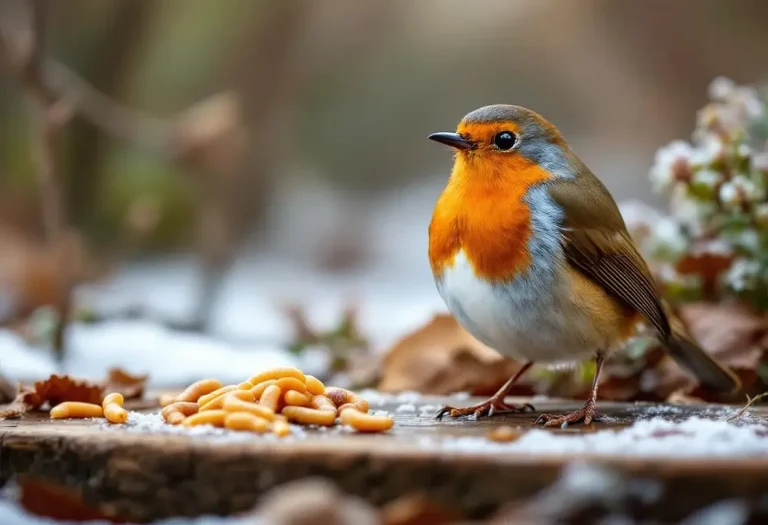 Rouges-gorges : ces deux aliments tout simples au jardin cet hiver les font revenir sans cesse chez vous