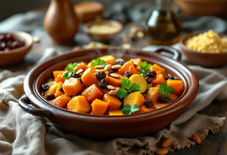 Tajine de légumes aux patates douces et raisins secs : fondant, ultra parfumé, zéro stress