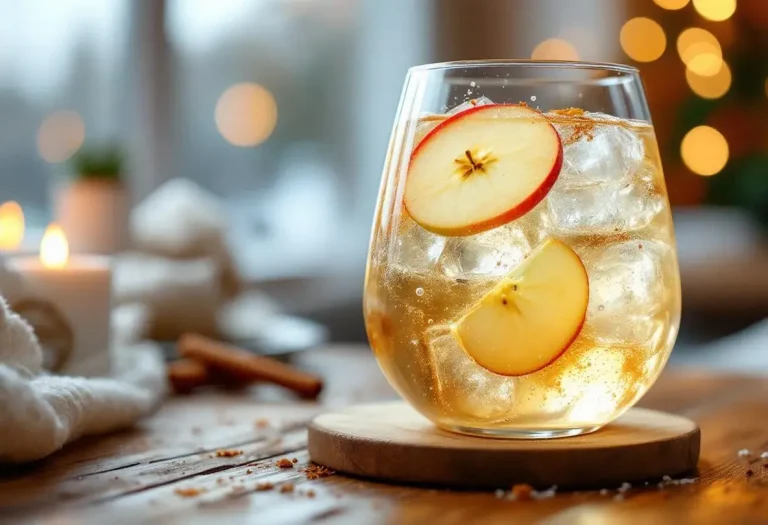 Un jour, un cocktail : Spritz aux pommes pétillant et léger pour l’hiver