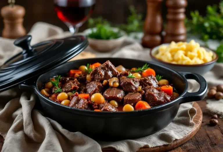 Votre bœuf bourguignon reste dur ? Découvrez l’astuce de grand-mère pour une viande ultra-fondante