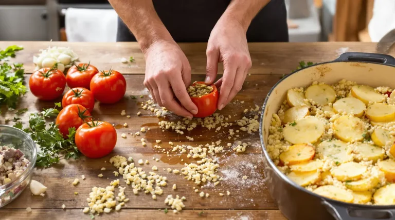 Tomates farcies recette de grand-mère avec riz : saveurs d’antan tomates farcies recette de grand-mère avec riz