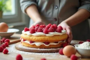Comment réussir un gâteau d’anniversaire framboisier avec les ingrédients leclerc