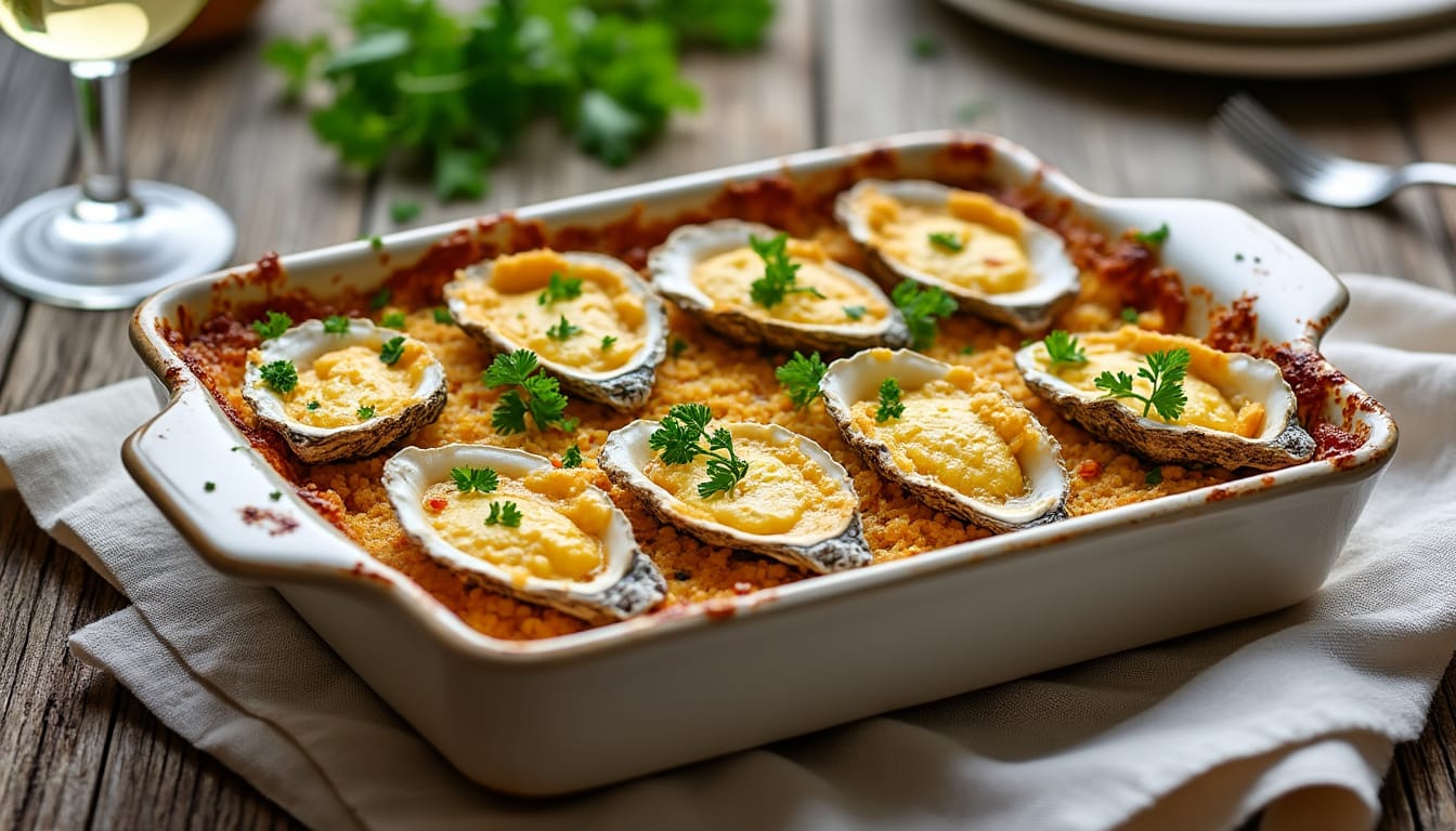 découvrez notre recette facile d'huîtres gratinées pour un apéritif gourmand, rapide à préparer et parfait pour impressionner vos invités.