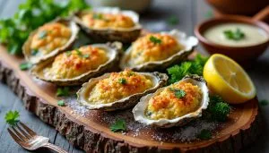 découvrez une recette facile d'huîtres gratinées, parfaite pour un apéritif gourmand et festif. simple à préparer, elle ravira vos invités avec des saveurs délicates et fondantes.