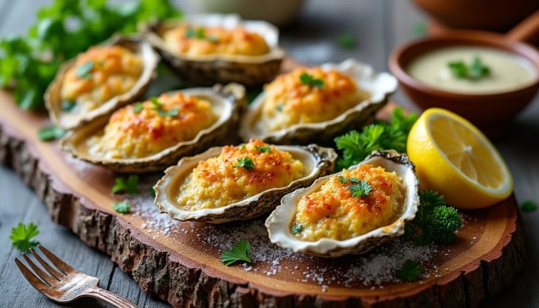 Recette facile d'huîtres gratinées pour un apéritif gourmand découvrez une recette facile d'huîtres gratinées, parfaite pour un apéritif gourmand et festif. simple à préparer, elle ravira vos invités avec des saveurs délicates et fondantes.