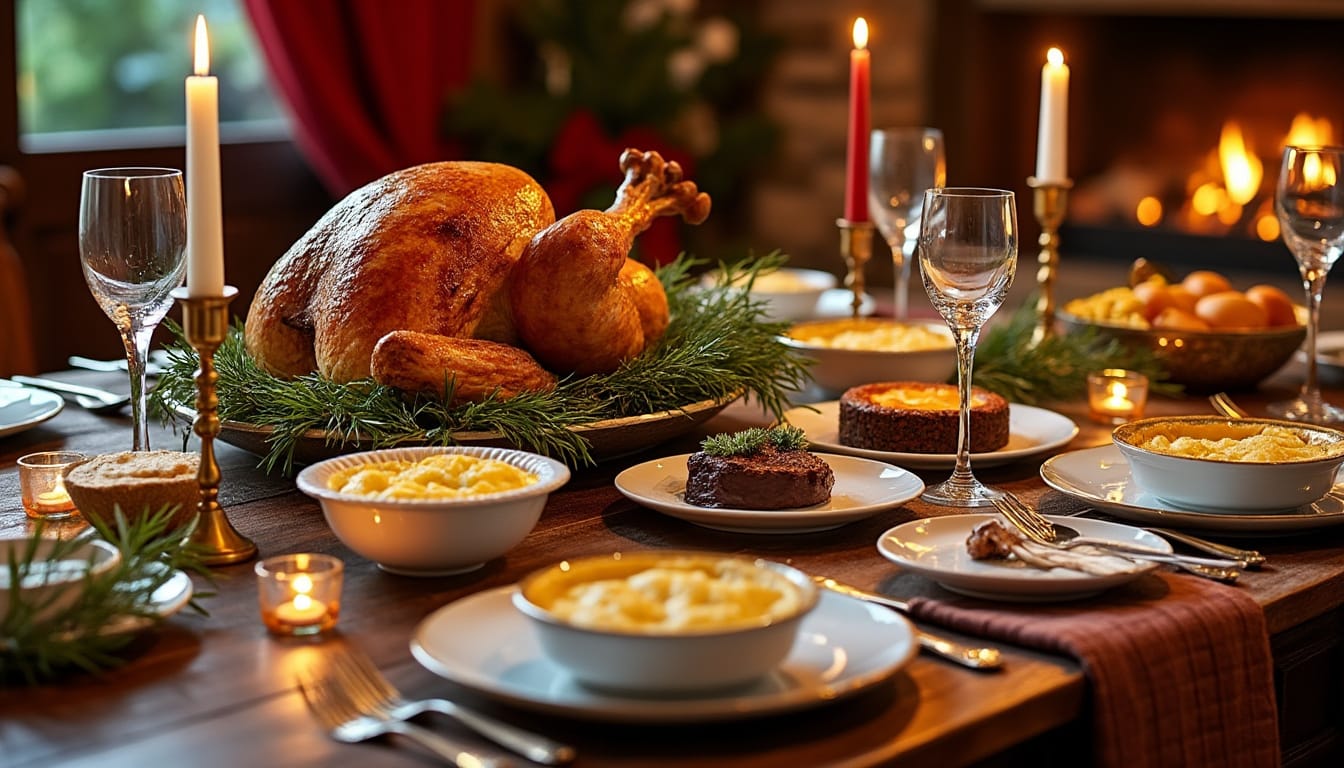 Repas de noel : idées et astuces pour réussir votre menu festif découvrez nos idées et astuces pour réussir votre menu de noël et épater vos convives avec un repas festif inoubliable.