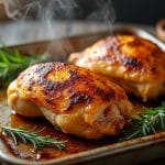 découvrez le temps de cuisson idéal pour obtenir une cuisse de poulet au four parfaitement croustillante, juteuse et savoureuse à chaque fois.