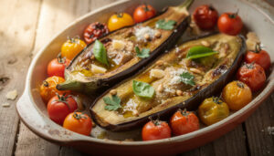 découvrez nos recettes simples et savoureuses d'aubergines grillées au four à l'italienne, parfaites pour un repas gourmand aux saveurs méditerranéennes.